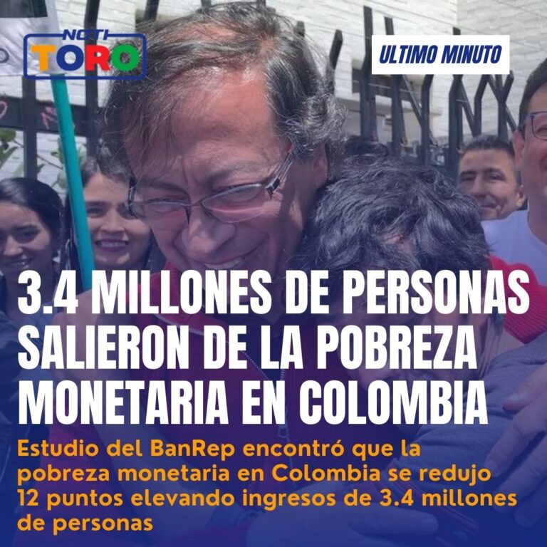 3.4 millones de personas salieron de la pobreza monetaria en el ...